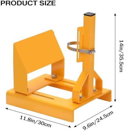 Upgraded Lawn Mower Blade Sharpener Kit, Professional Angle Grinder Stand