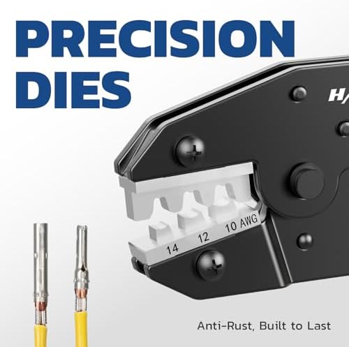 haisstronica Crimping Die for Solar Connectors, AWG 14-10