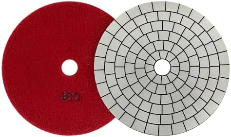 Electroplated Diamond Sanding Pad, 400Grit 6inch 150mm Grinding Disc Hook and Loop Backing for Stone Tile Glass Trimming & Metal Polishing & Wood Sanding (1 Piece)