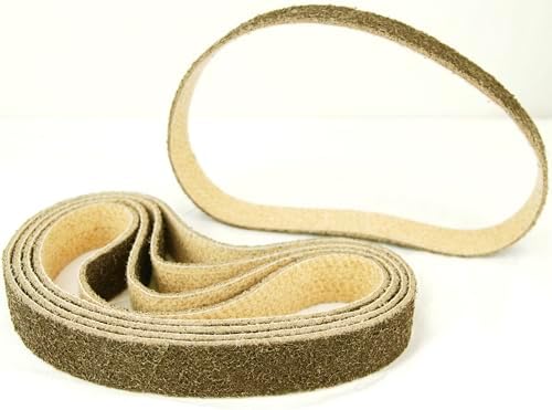 BLUEROCK Brand 1.5" x 30" Pack of 5 Belts COARSE GRIT Nylon Non-Woven Sanding Belt Abrasive Material fits 40A & Metabo