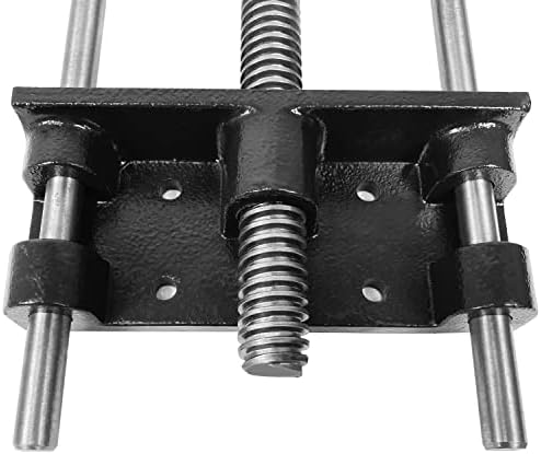 HFS(R) Woodworking Bench Vise, Heavy Duty Front Screw Vise for Workbench Chrome plating Leg Vise Hardware Woodworking (7IN)