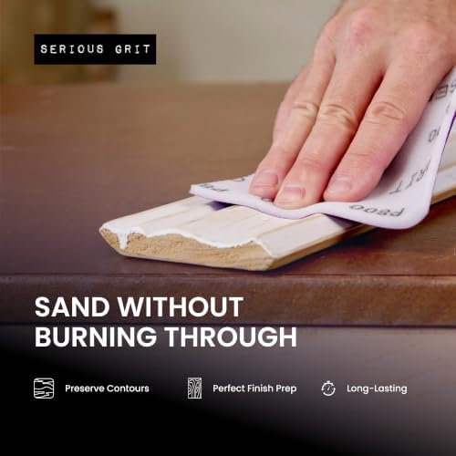 Serious Grit - P120 Grit Ceramic Foam Sandpaper Roll - 115mm x 25m