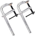 MAXPOWER Thick Rail F Clamp, 12" Opening, 4-3/4" Throat