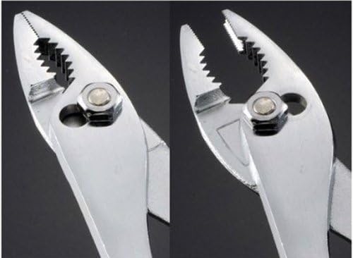 ENGINEER PZ-56 Screw Removal Pliers, Slip Joint, unique vertically serrated jaws to grip damaged screws with no slippage, Made in Japan