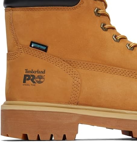 Timberland PRO Men's Direct Attach 6 Inch Steel Safety Toe Insulated Waterproof