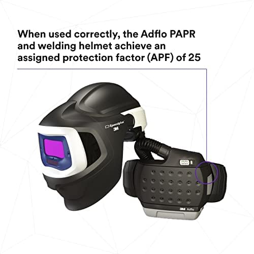3M Adflo Powered Air Purifying Respirator HE System w 3M Speedglas Welding Helmet 9100 MP, 37-1101-30iSW