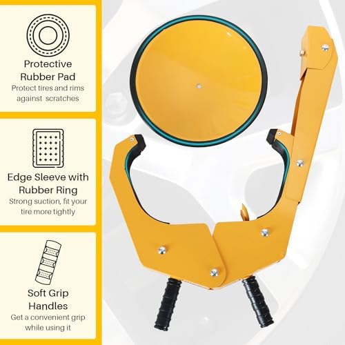 DASBET Wheel Lock 2 Pack Tire Boot Lock