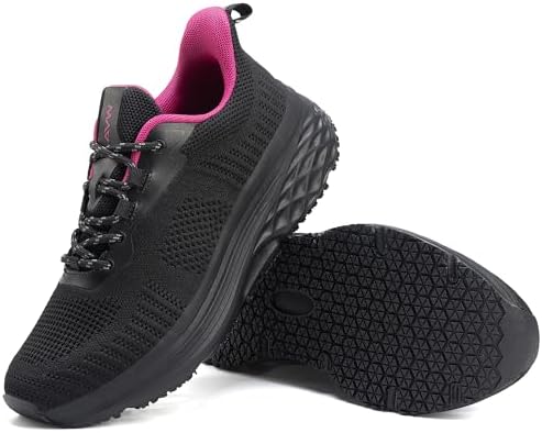 AVW Womens Non Slip Work Shoes Walking Sneakers Food Service Kitchen Shoes