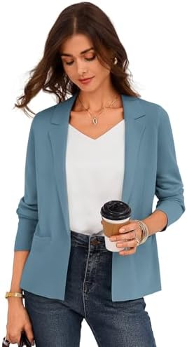 GRACE KARIN Womens Sweater Blazer Jackets Business Casual Work Cardigan