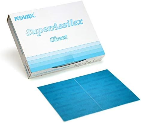 Super Assilex Flexible Sanding Sheets, Ocean K-360, Hook & Loop, 191-1515, 25 Sheets