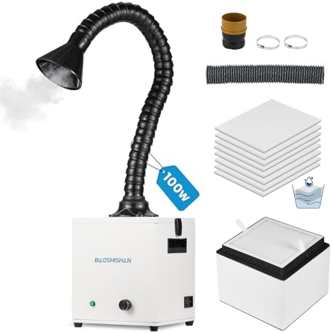 BAOSHISHAN 100W Solder Fume Extractor 240m³/h Strong Suction