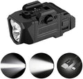 OLIGHT PL X Dual Beams Rechargeable Tactical Rail Mount Flashlight, Black