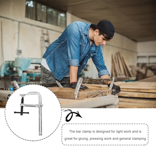 Vaguelly Heavy-Duty F Clamp Woodworking Clip Fast Clip Bar Clamp Carpenter Tool 160X80Mm Quick Workholding Device for Woodworking and Carpentry