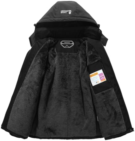 MOERDENG Women's Ski Jacket Warm Winter Coat Snowboarding Jacket