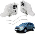 2Pcs Front Door Lock Actuator for 2007-2011 Honda CR-V CRV EX EX-L LX SE, Driver and Passenger Side Door Lock Latch Assembly Replacement 72610-SWA-A01, 72110-SWA-D01