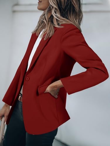 Cicy Bell Womens Casual Blazers Long Sleeve Work Office Suit Jackets Blazer