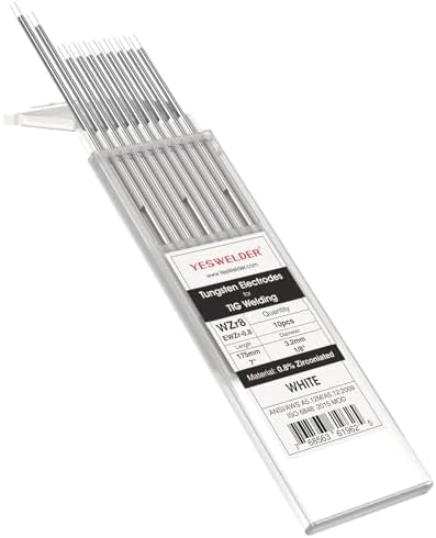 YESWELDER TIG Welding Tungsten Electrode 0.8% Zirconiated
