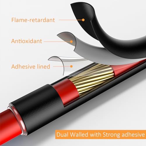 Heat Shrink Tubing Kit 355pcs Shrink Wrap Tube Electrical Wire Connectors