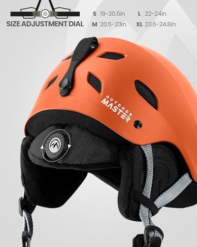 OutdoorMaster Kelvin Ski & Snowboard Helmet Set with RPO Goggles