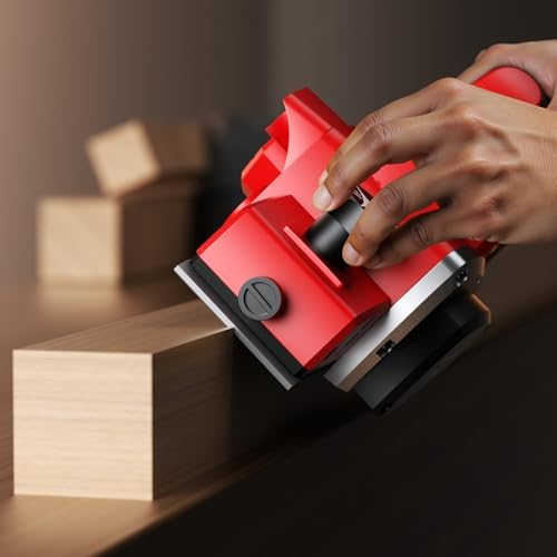 Cordless Planer Compatible with Milwaukee 18V Battery 3-1/4" Wid 2mm Dep