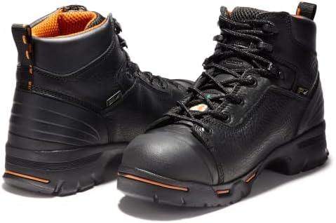 Timberland PRO Men's Endurance 6 Inch Steel Safety Toe Puncture Resistant Waterproof Industrial Work Boot