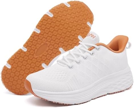AVW Womens Non Slip Work Shoes Walking Sneakers Food Service Kitchen Shoes