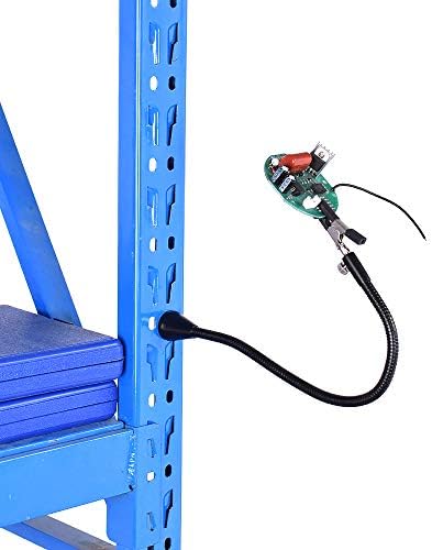 Toolour Magnetic Helping Hands Third Hand Tool 2 Flexible Metal Arms Alligator Clips Strong Magnet Base - Can Be Put Anywhere for Automobile Electronics Soldering Jewelery Painting Art Crafts Hobby