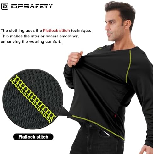 FR Shirts for Men, 6oz Hi Vis Flame Resistant Welding Shirt
