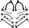 TRQ Front Steering & Suspension Kit Control Arm with Ball Joint Sway Bar