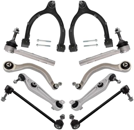 TRQ Front Steering & Suspension Kit Control Arm with Ball Joint Sway Bar