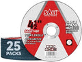 SALI 25 Pack 4-1/2 Inch Cut Off Wheels, Thin Cutting Discs .045" x 7/8" with Aluminum Oxide Grit, Aggressive Cutting for Metal & Stainless Steel, Compatible with Angle Grinders