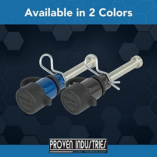 Proven Industries HL1 Hitch Pin Lock - 2" & 2-1/2" Receiver, Blue