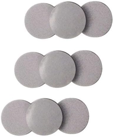 Eagle Micro-Hook Interface Pad for 1-3/8" Sanding Discs, Soft, Hook & Loop, No Holes, 971-0024, 5 Pads