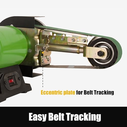 2“x 36" Belt Sander Attachment for Bench Grinder, 2x36-inch Belt and 7-inch Disc, 5/8-inch Arbor for 8" inch bench grinder, BD3627B Updated Model