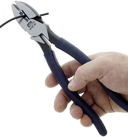 IDEAL INDUSTRIES INC. 30-450 9-1/2 in. Linesman Pliers; Dipped Grip