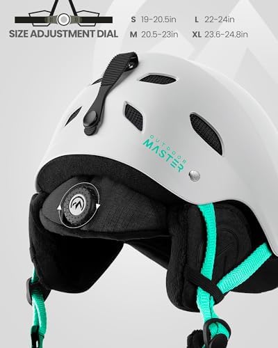 OutdoorMaster Kelvin Ski Helmet - Snowboard Helmet for Men, Women & Youth