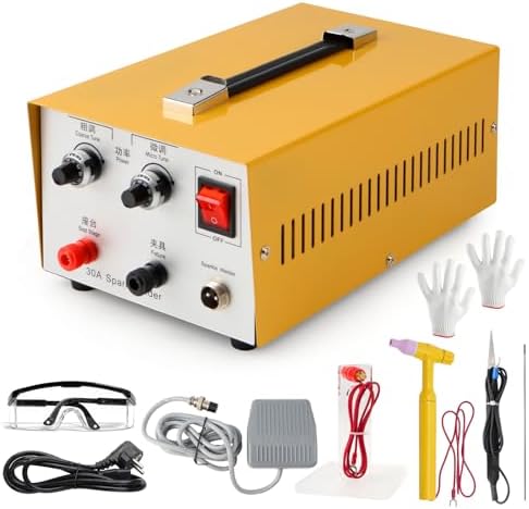 30A Professional Jewelry Spot Welder, Permanent Spot Welding Machine