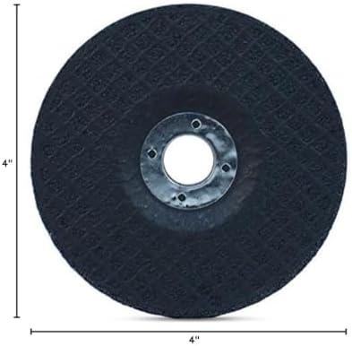 BHA 4" x1/4" x5/8" Metal Grinding Wheels for Angle Grinder - 5 Pack