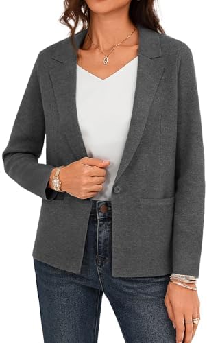 GRACE KARIN Womens Sweater Blazer Jackets Business Casual Work Cardigan