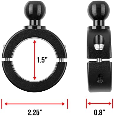1.5" Bar Mount with 20mm Ball. Tackform Enduro Series