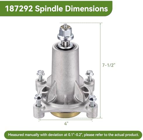 187292 192870 Spindle Assembly for 42 46 48 54 inch Mower Deck, 2PK