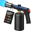Propane Torch Gun, One-Touch Max Fire, Safety Lock, Navy Blue