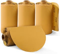 S SATC 400 PCS PSA Sanding Discs 6 Inch Sandpaper Roll Self Stick 320 Grit Aluminum Oxide Sandpaper for Wood Auto Body Metal