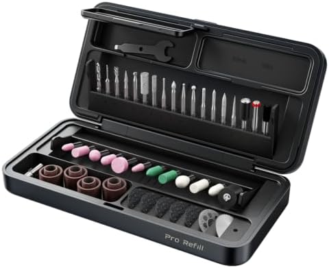 Fanttik Pro Refill 57Pcs 1/8" Rotary Tool Accessories Kit Bits for F2 Pro