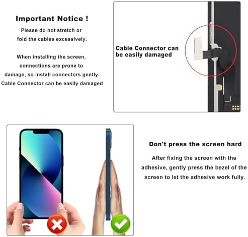 NB+ for iPhone 15 Pro Soft OLED Screen Replacement FHD Screen with Tool