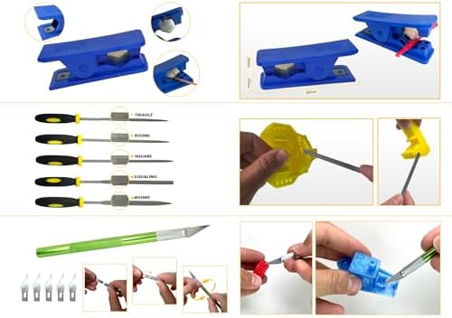 3D Printer Tool Kit Essential with Cutter,Caliper, Scraper, Drill & Deburring Tool for Removing, Smoothing, Finishing and Drilling (132 3D Printing Tool Kits)