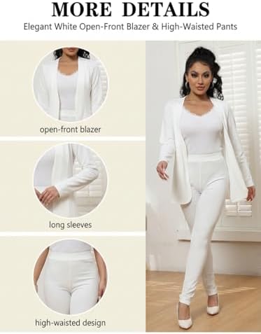 Aro Lora Pant Suits for Women Dressy Casual 2 Piece Outfits
