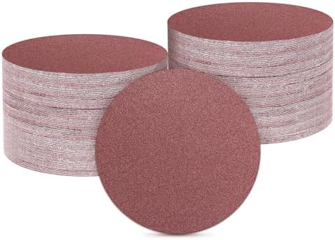 HARFINGTON 1000 Pcs 2 Inch Sanding Discs 60 Grit Red Aluminum Oxide