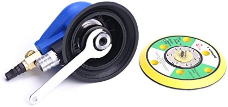 5" Professional Orbital Sander, Dual Action Palm Sander for Auto Body Work, Hook and Loop Vacuum System