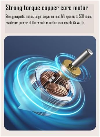 Electric Spin Scrubber, Multi-Purpose Cleaner,9 in 1 Electric Spin Scrubber,Cordless Cleaning Brush with 9 Replaceable Heads,Cordless Shower Scrubber,Adjustable and Detachable Handle(White)